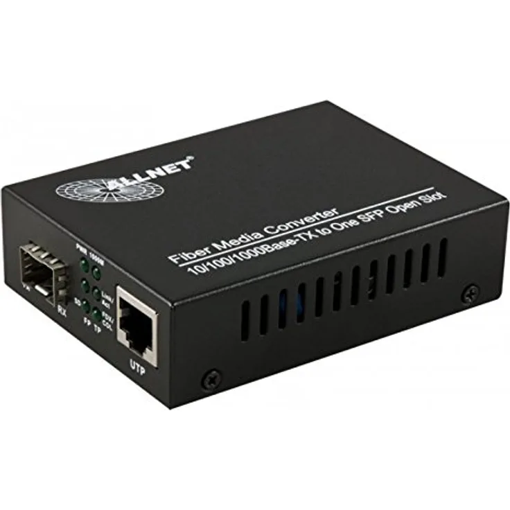 LAN, SFP Netzwerk-Medienkonverter 1 Gbit/s Allnet ALL-MC104G-SFP1