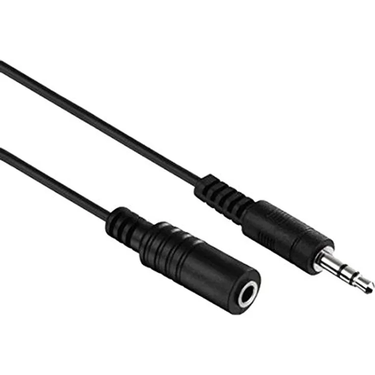 HDSupply LP-AC015-030 Audio Stereo Verlängerungskabel 3,5mm Stecker auf 3,5mm Buchse 3,00m, schwarz