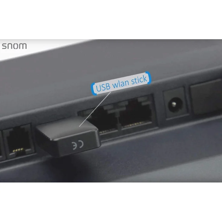 Snom D385 Tischtelefon, Farbe + SmartScreen, 12 SIP-Identitäten, Sensorhakenschalter, Bluetooth, USB, 48 selbstbeschriftende Schlüssel (12 physische), schwarz (00004340) – Bild 6