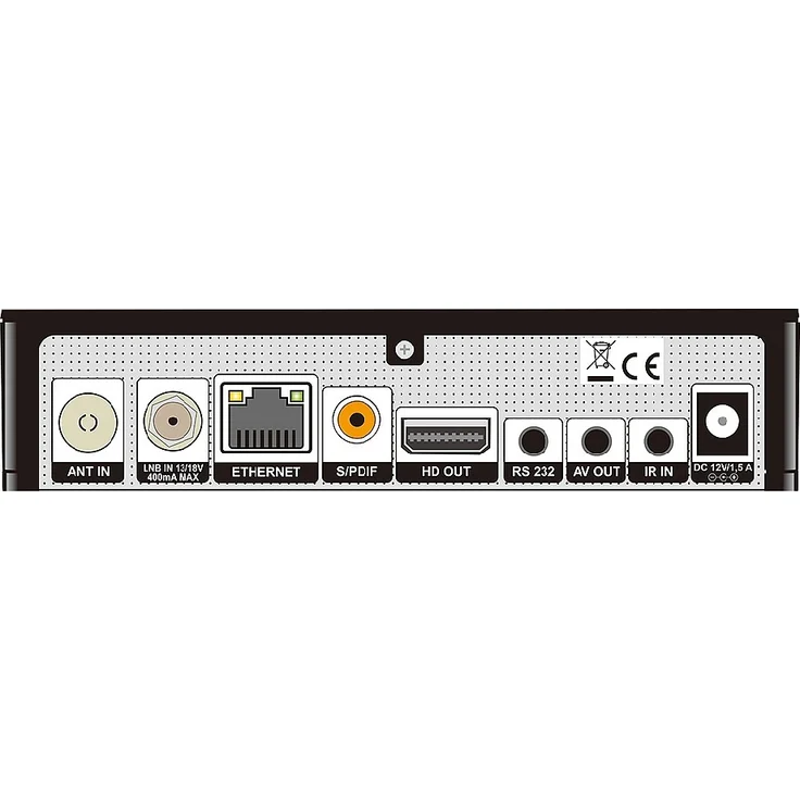 Edision PICCOLLINO S2+T2-C Combo Receiver H.265-HEVC DVB-S2, DVB-T2, DVB-C Full HD USB schwarz – Bild 3