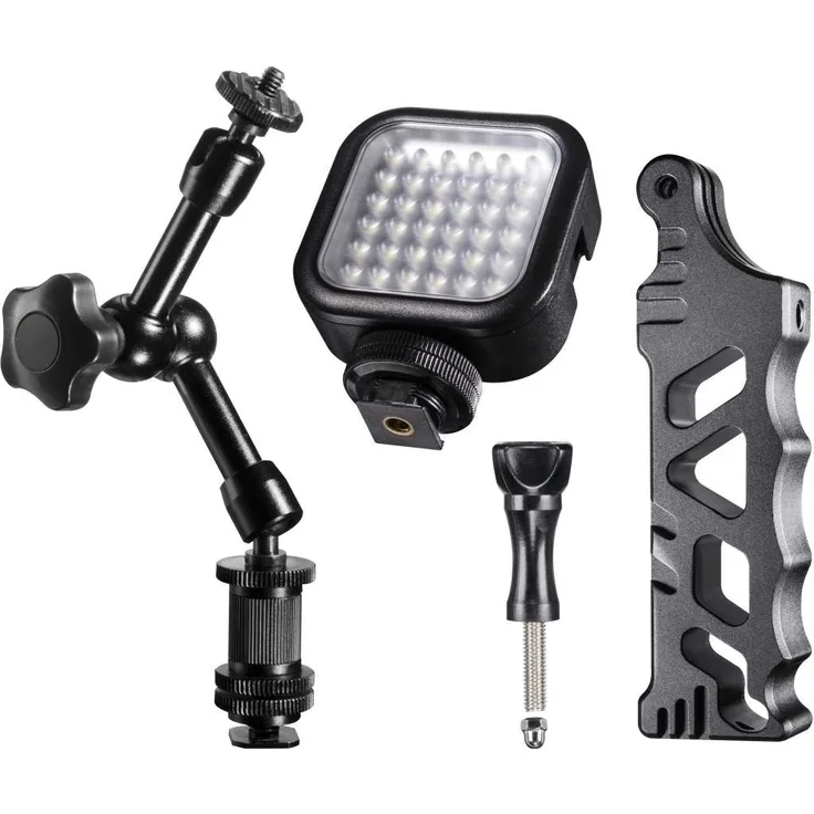 mantona Steady LED 36 Set für GoPro
