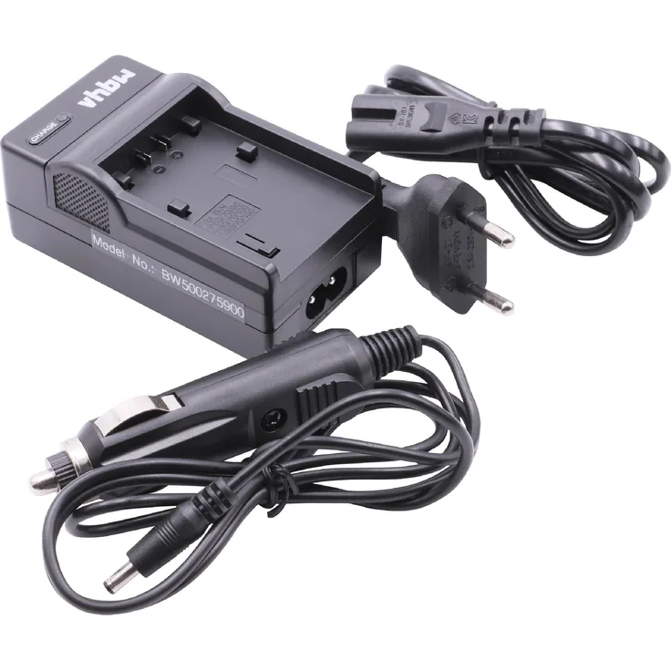 vhbw Ladegerät Ladekabel mit Kfz-Lader passend für Camcorder Kamera Sony PXW-X70.