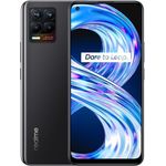 realme 8 Smartphone 16,3cm (6,42 Zoll) AMOLED-Display, 64GB interner Speicher, 4GB RAM, Dual-SIM, Android 11, Cyber Black