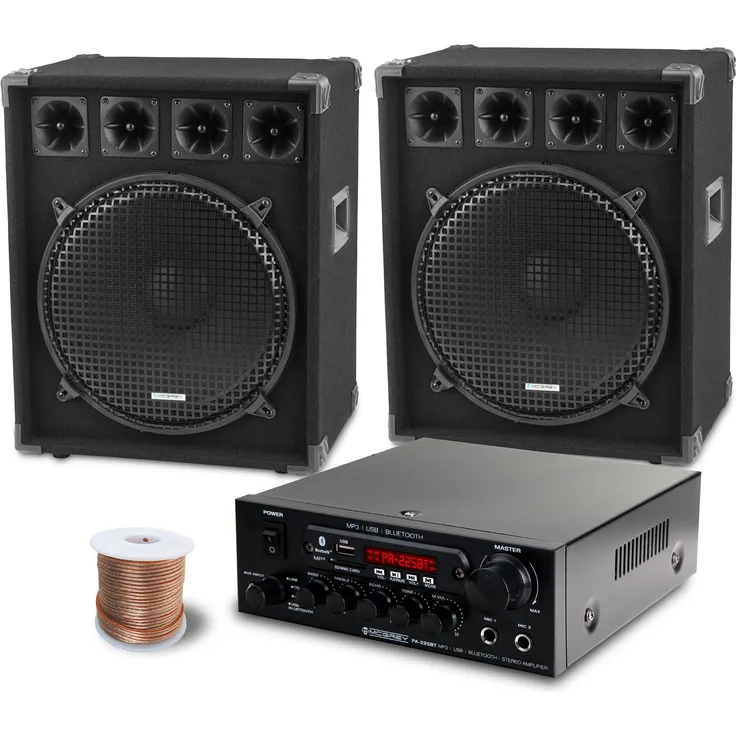McGrey PA Komplettset PowerDJ-2500 1600W