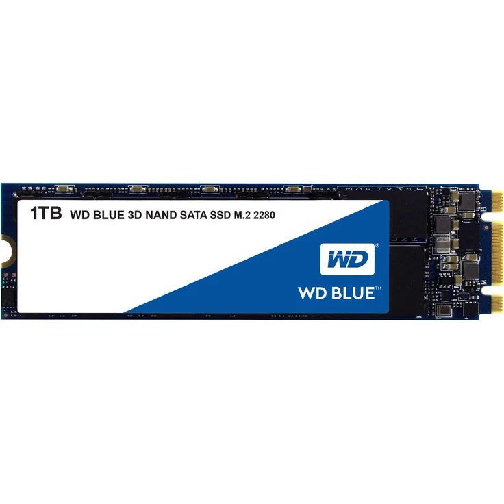 WD Blue 3D NAND SATA SSD WDS100T2B0B - Solid-State-Disk - 1 TB - intern - M.2 2280 - SATA 6Gb/s (WDS100T2B0B) – Bild 3
