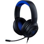 Razer Kraken X for Console - Gaming Headset (Ultra-leichte Gaming Kopfhörer für PC, Mac, PS4, Xbox One & Switch mit 7.1 Surround Sound, Integrierte Bedienelemente, schwarz-blau)