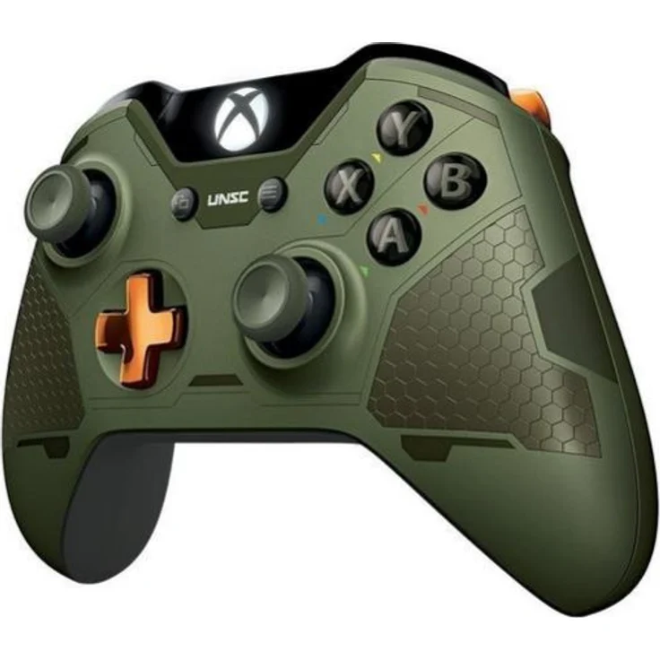 Microsoft Xbox One Wireless Controller Halo 5: Master Chief Special Edition Grün (GK4-00013) (PC, Xbox One, Xbox Series) – Bild 2