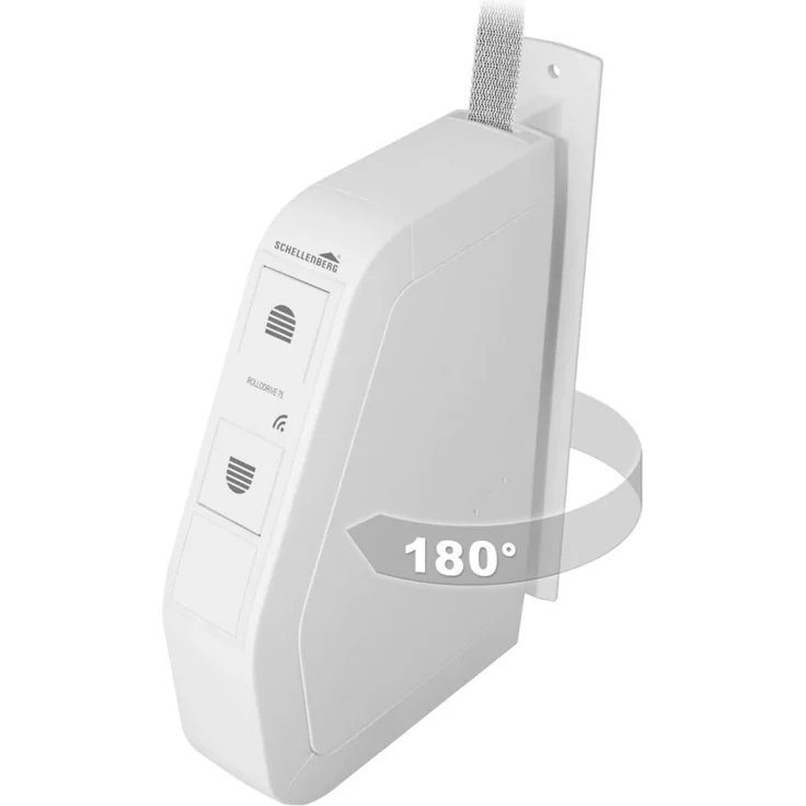Schellenberg RolloDrive 75 Premium - Elektrischer Gurtwickler mit Funk, geeignet für Smart Home, Funkgurtwickler bis 5 m² Rollladenfläche, 30 kg Zugkraft, Unterputz-Montage, inkl. Netzstecker, weiß (22576) – Bild 3