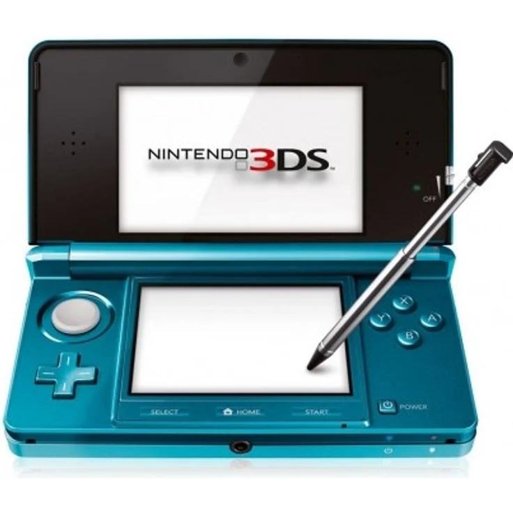 Nintendo 3DS Aqua Blau 256MB & 2GB Speicherkarte – Bild 2