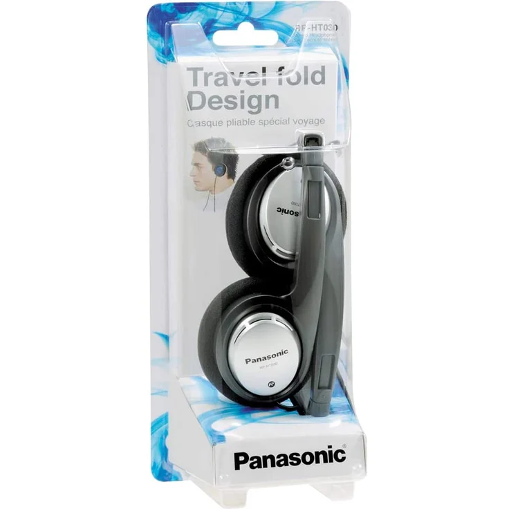 Panasonic RP-HT030E-S On-Ear-Kopfhörer, silber – Bild 4