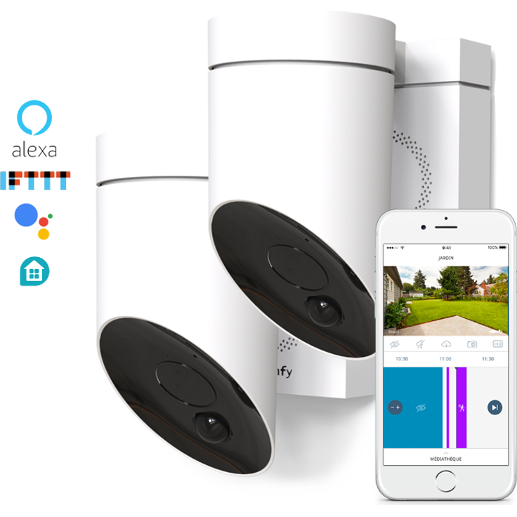 Somfy Outdoor Kamera Duo Pack weiß – Bild 1