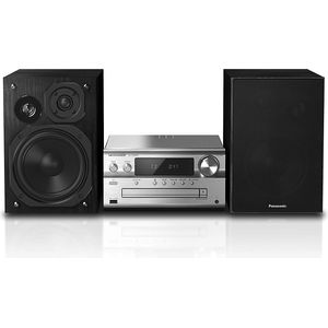 Bild für Panasonic SC-PMX94EG-S Micro HiFi System (120 W RMS, Digital DAB+, CD, UKW , Bluetooth, USB, AUX)