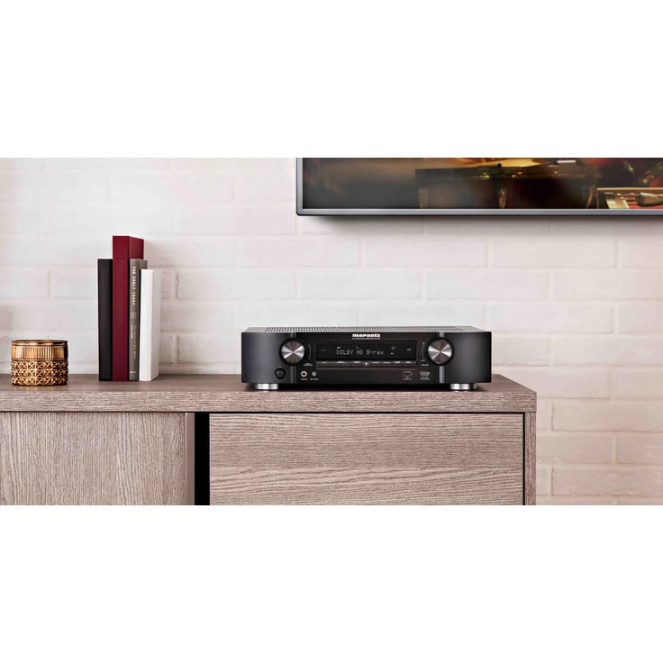 Marantz NR1510 5.2-Kanal AV-Receiver, Hifi Verstärker, HEOS Multiroom, Musikstreaming, AirPlay 2, Bluetooth, Wi-Fi, WLAN, 6 HDMI Eingänge, Alexa Kompatibel – Bild 2
