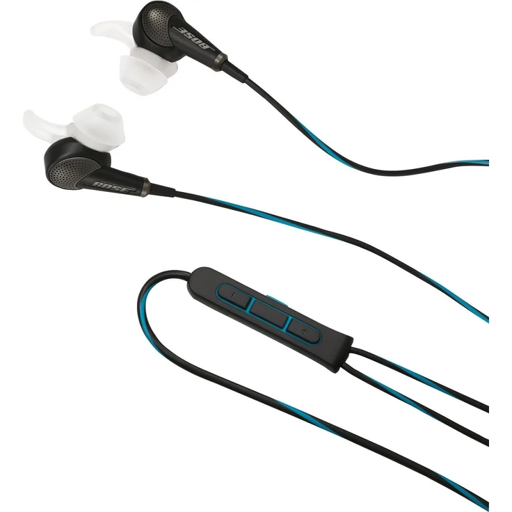 Bose QuietComfort 20 In-Ear-Kopfhörer (Acoustic Noise Cancelling, geeignet für Apple Gerät, 3,5 mm Klinkenstecker, 1,32 m Kabellänge) schwarz – Bild 7