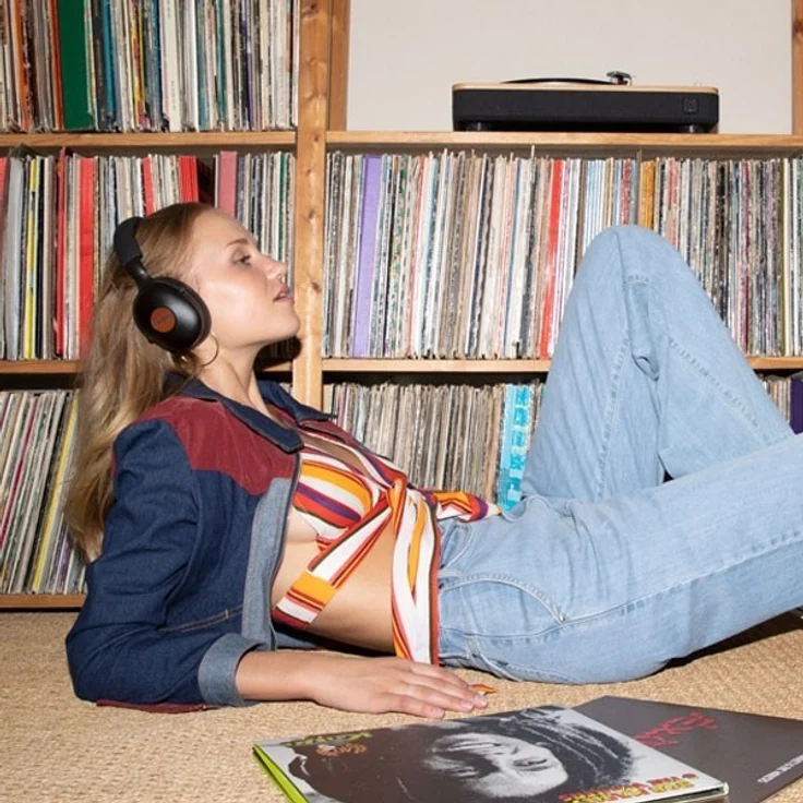 The House of Marley Positive Vibration XL Signature Black Over-Ear-Kopfhörer, schwarz – Bild 10