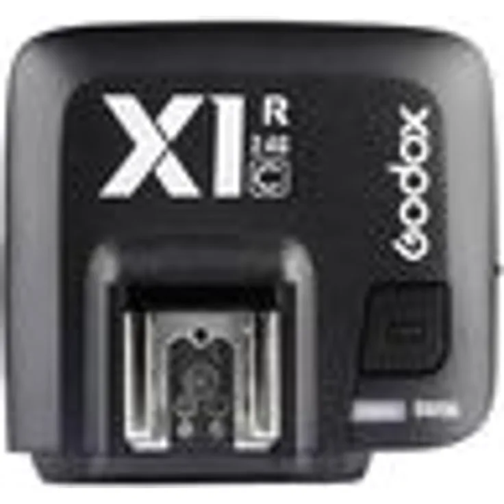 Godox X1R-N 2,4 GHz Drahtlos-Hot-Schuh-Flash Trigger Empfänger D70-D70s-D80-D90-D1200-D300-D300S-D600-D700-D750-D800-D810-D3000 Serie-D5000 Serie-D7000-Serie für Nikon DSLR schwarz