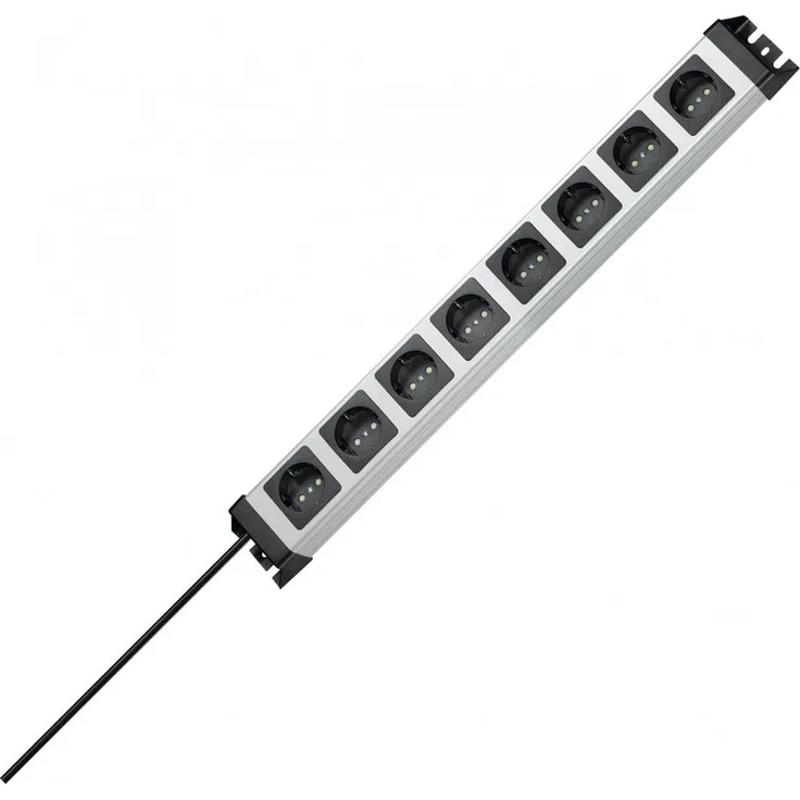 Kopp 226920014 Powerversal Steckdosenleiste, 8-fach, IP 20
