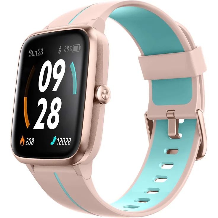 Ulefone Smartwatch GPS, Damen, Einheitsgröße, Pink/Blue