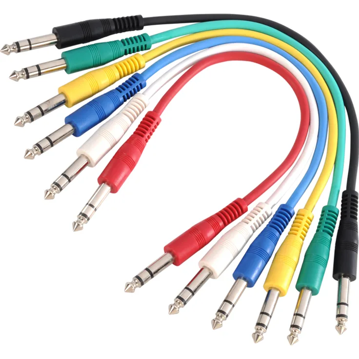 K3 BVV 0090 SET Patchkabel Set 6, 3 mm Klinke stereo auf 6, 3 mm Klinke stereo 0, 9 m