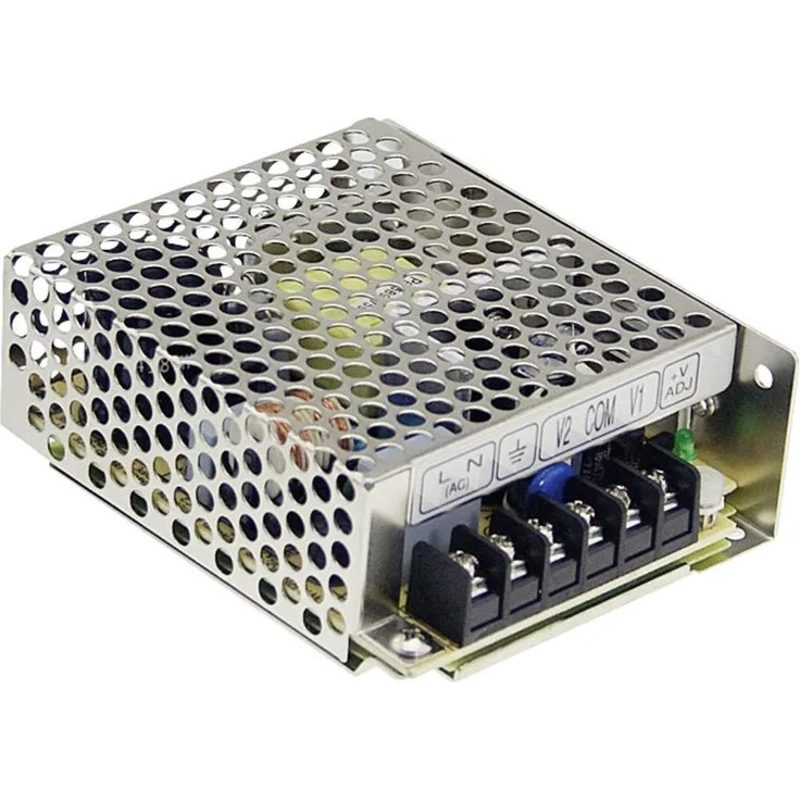 MEAN WELL RS-35 36W Metallisch Netzteil - Netzteile (36 W, 115-230, 1%, 47-63, 12V, 3 A)
