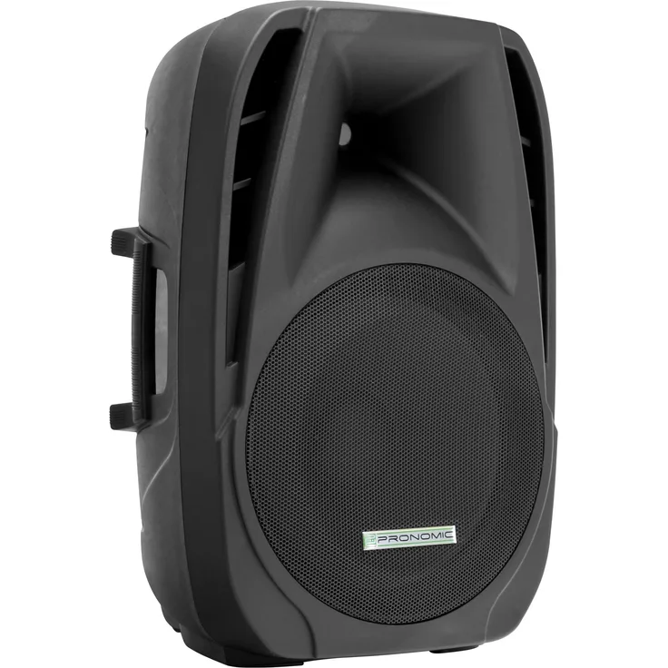 Pronomic PH15 Bühnen- und Konzertlautsprecher PA-Lautsprecher (passive ABS PA-Boxen, 15 Zoll, 38 cm, 350W, Rollen) schwarz