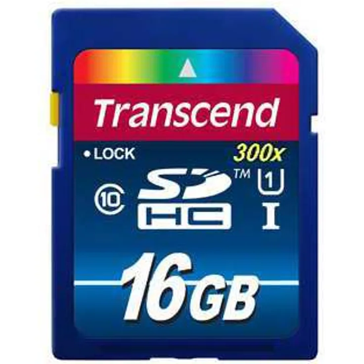Transcend 16GB SDHC Class 10 UHS-I (TS16GSDU1)