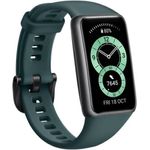 Huawei Band 6 Fitness-Tracker Unisex, 43 x 25,4mm, Kunststoffarmband, Forest Green