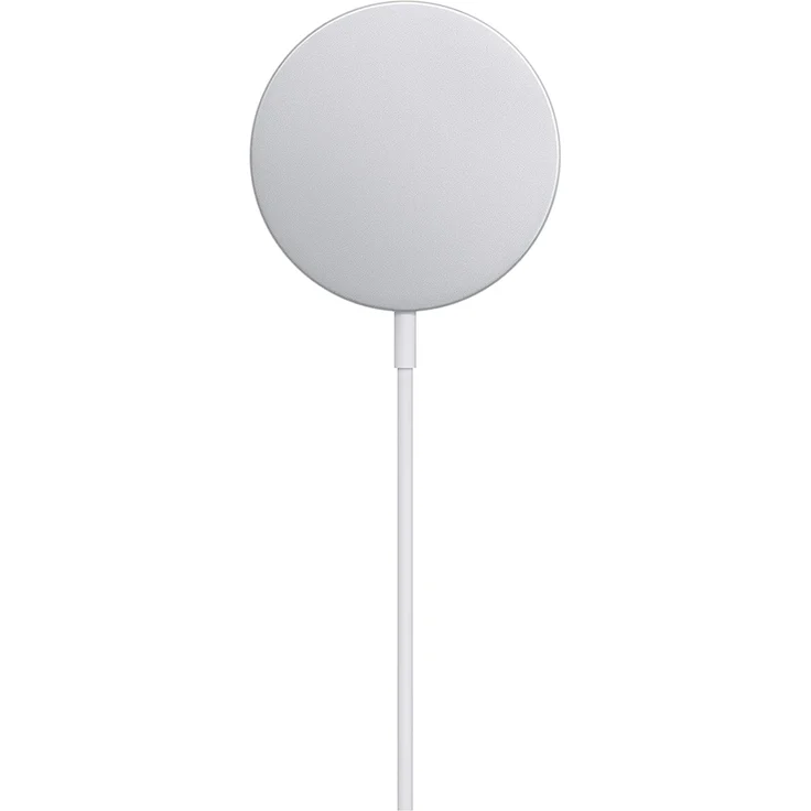Apple MagSafe Charger MHXH3ZM/A, magnetisches Ladegerät, Qi Ladestation, weiß, silber – Bild 2