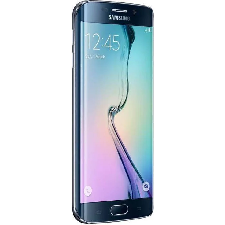 Samsung Galaxy S6 Edge Smartphone 12,95cm (5,1 Zoll) Super-AMOLED-Display, 64GB interner Speicher, 3GB RAM, Android, Black Sapphire – Bild 2