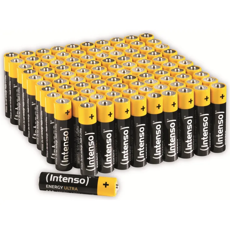 Micro-Batterie INTENSO Energy Ultra, AAA LR03, 100 Stück