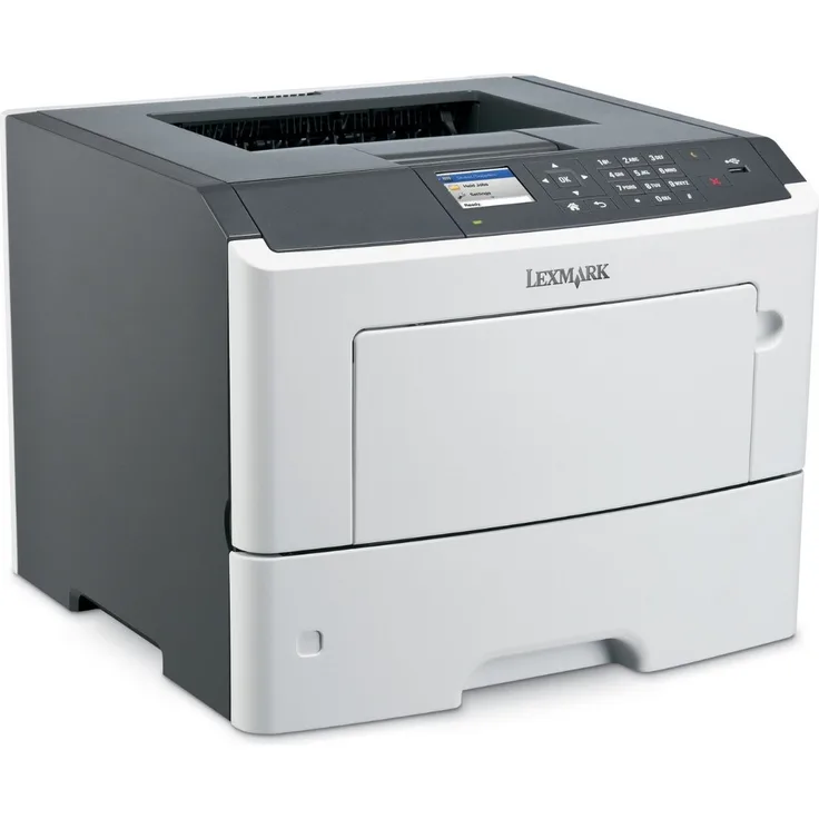 Lexmark MS610dn - Laserdrucker, Mono, Auflösung: 1200 x 1200 dpi, Druckgeschwindigkeit (S/W): 50 S/min, Papierzufuhr: 650 Blatt (35S0430)