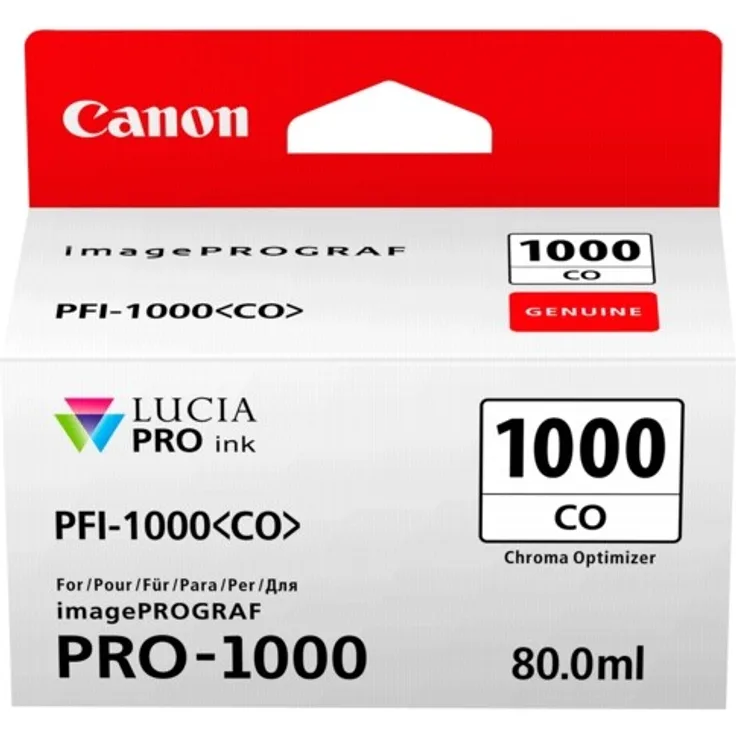 Canon PFI-1000 CO original Tintenpatrone Chroma Optimizer para Impresora Fotográfica PRO-1000