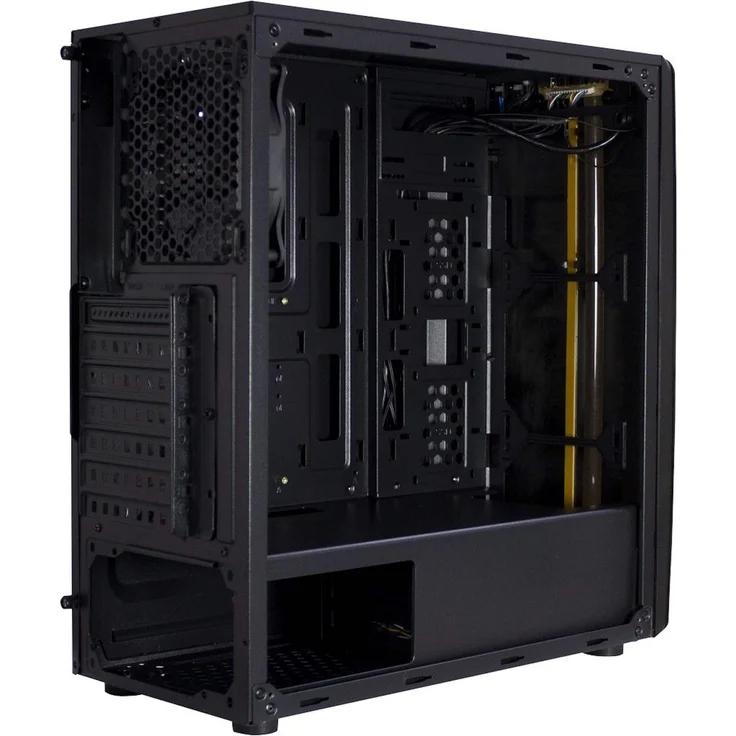 Inter-Tech 88881309 - Computer-Gehäuse (ITX-Tower, PC, Schwarz, ATX,ITX,uATX, Heimbüro, Blau) – Bild 1
