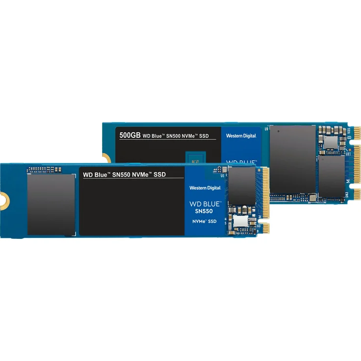 WD Blue SN550 NVMe SSD WDS500G2B0C - Solid-State-Disk - 500 GB - intern - M.2 2280 - PCI Express 3.0 x4 (NVMe) (WDS500G2B0C) – Bild 6