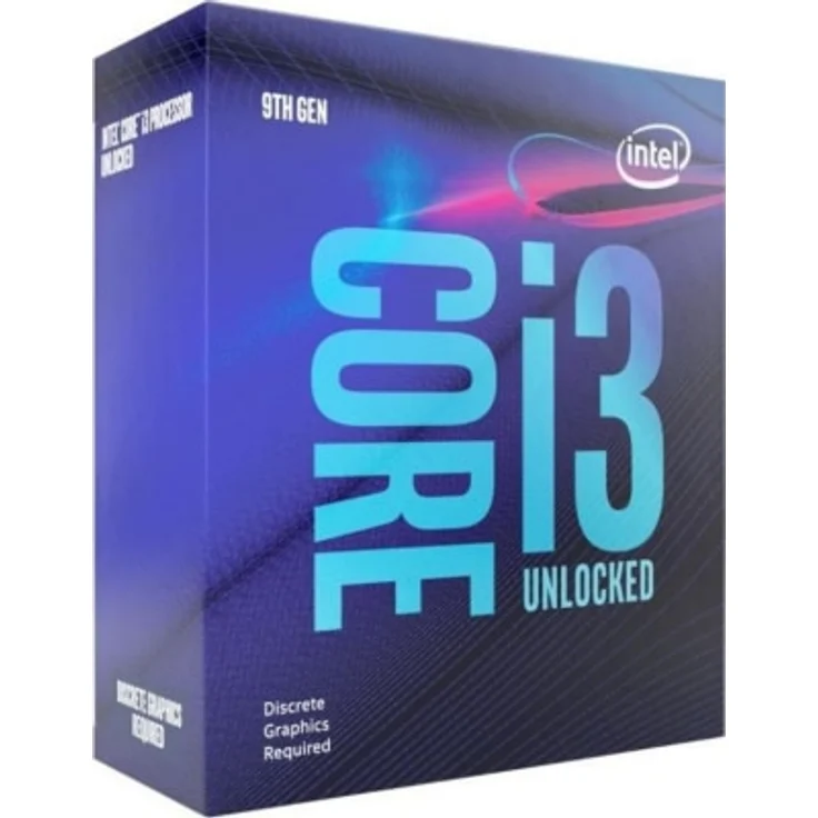 Intel Core i3-9100F, 4 Kerne (4 Threads), 3,6 - 4,2 GHz, Boxed (BX80684I39100F) – Bild 1