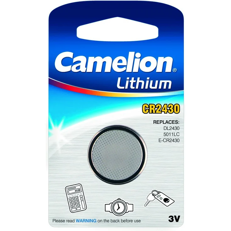 Camelion Knopfzelle 3V, CR 2430 1er Blister Camelion (DL2430 - 5011LC- E-CR2430