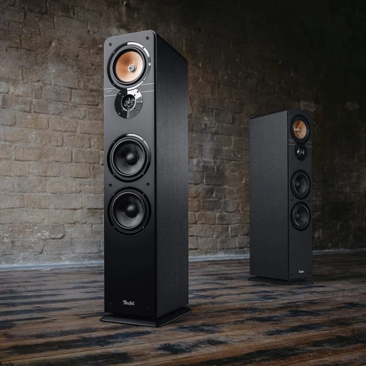 Teufel Ultima 40 MK 3-Wege HiFi-Standlautsprecher, 120W, Bassreflex, Kevlar-Mitteltöner, Glasfaser-Tieftöner, Bi-Wiring, schwarz – Bild 3