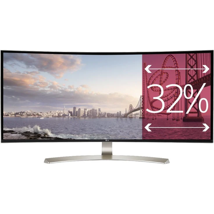 LG Electronics 34UC99-W - 34 Zoll, UWQHD (3440 x 1440), IPS-Panel, 60Hz, 5ms, 300cd/m² – Bild 1