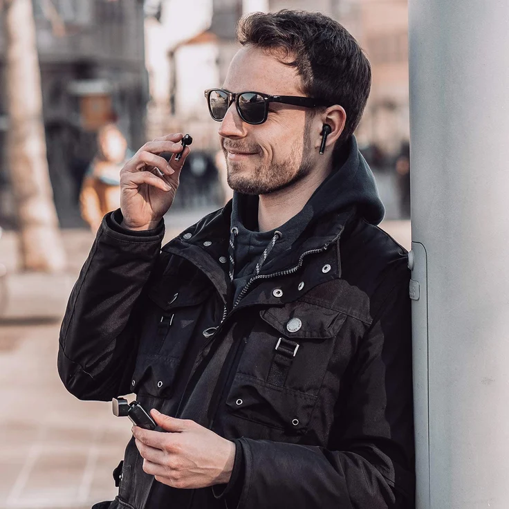 4smarts TWS 2 In-Ear Kopfhörer, mit Bluetooth, Mikrofon, schwarz – Bild 5