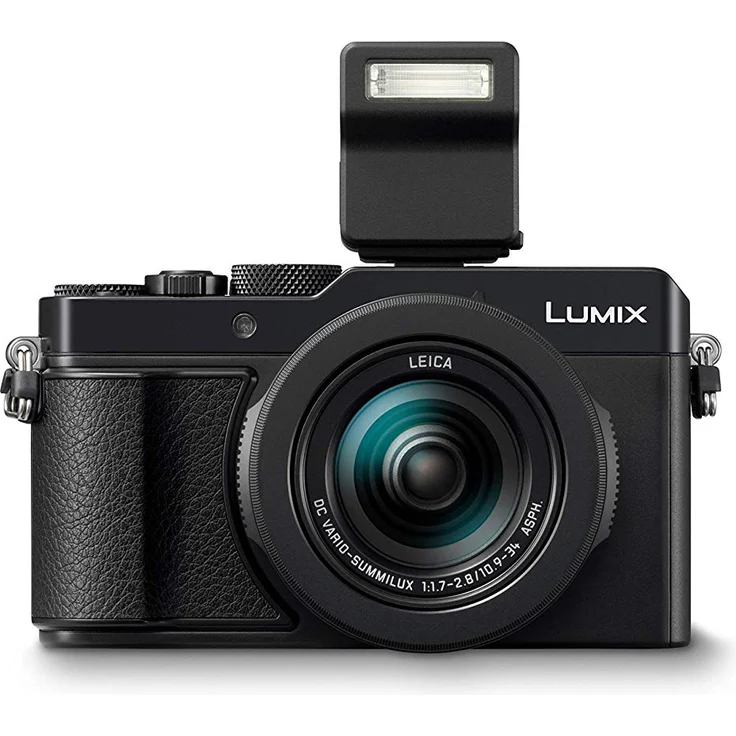 Panasonic LUMIX DC-LX100II Premium Digitalkamera (21,77 MP, 24-75mm Leica DC Vario Summilux Objektiv, F1.7-2.8, 4K, schwarz) – Bild 2