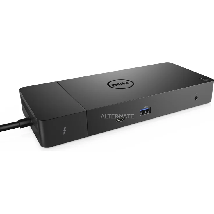 Dell WD19TB Dockingstation, schwarz, 130 Watt, USB-C, Thunderbolt – Bild 1