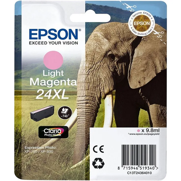 Epson C13T24364012 9.8ml 740Seiten Helle Magenta Tintenpatrone
