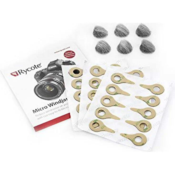 Rycote 065546 Mikro Windjammer (30er Pack),Grau