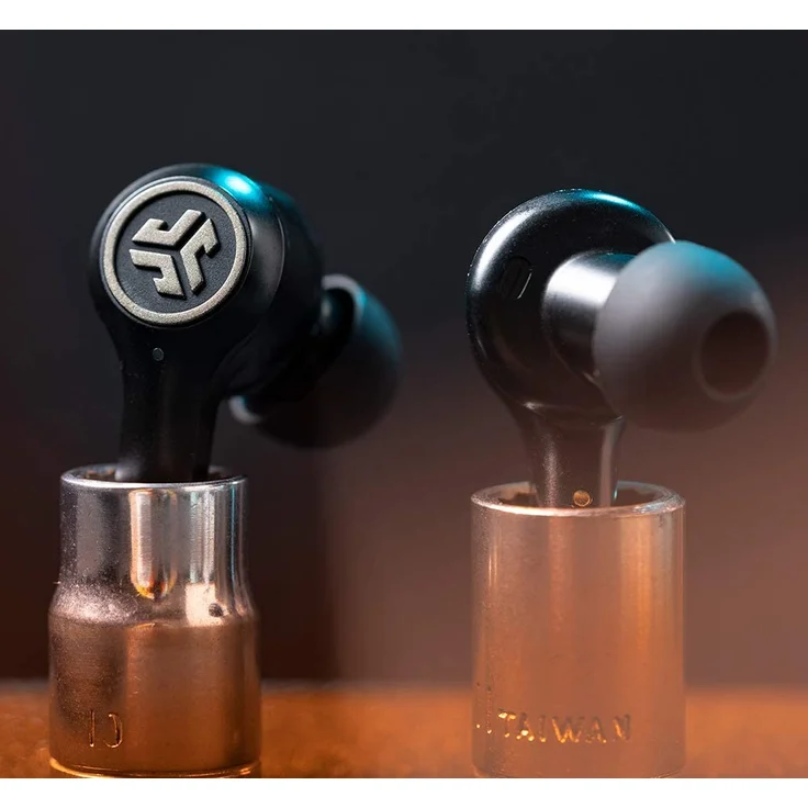 JLAB Epic Air ANC True Wireless In-Ear Kopfhörer mit Bluetooth, Mikrofon, Noise Cancelling, geeignet für Sport, schwarz – Bild 8
