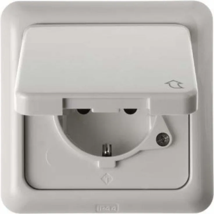 Berker Steckdose ws 4718 mit Steckklemmen WG-UP IP44 Steckdose 4011334141389
