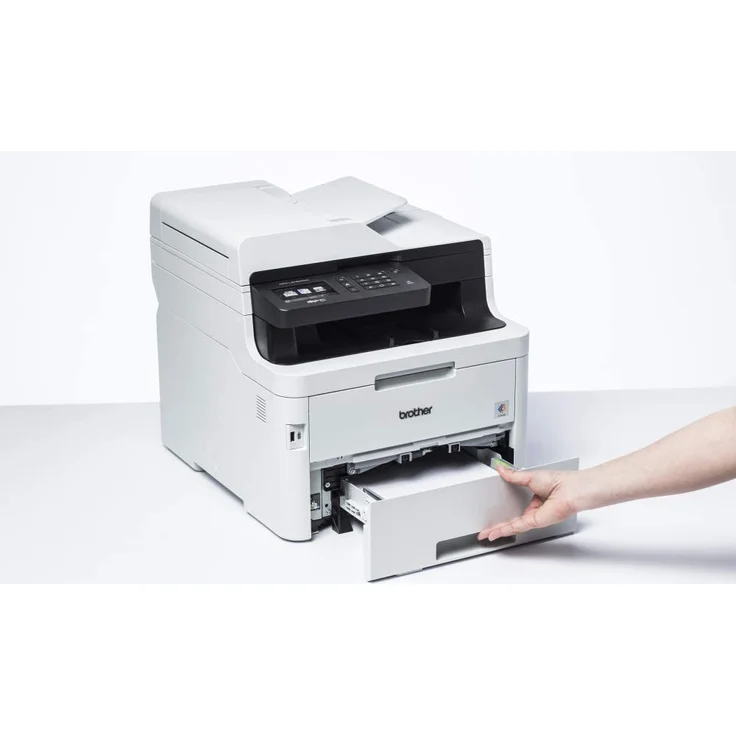 Brother MFC-L3750CDW (4-in-1) Multifunktionsdrucker - (LED) Farbe, Druckgeschwindigkeit: 24 s/w, 24 Farbe, Auflösung: 2400 x 600, LAN, WLAN, AirPrint, Cloud Print (MFCL3750CDWG1) – Bild 3