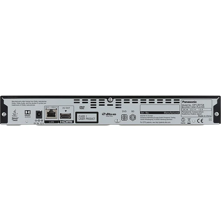 Panasonic DP-UB154EG-K Ultra HD Blu-ray-Player schwarz – Bild 4