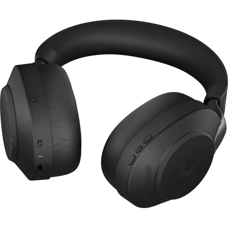 Jabra Evolve2 85 Wireless Headset, Noise Cancelling Microsoft Teams Stereo Kopfhörer mit langer Akkulaufzeit, USB-C Bluetooth Adapter, schwarz – Bild 6