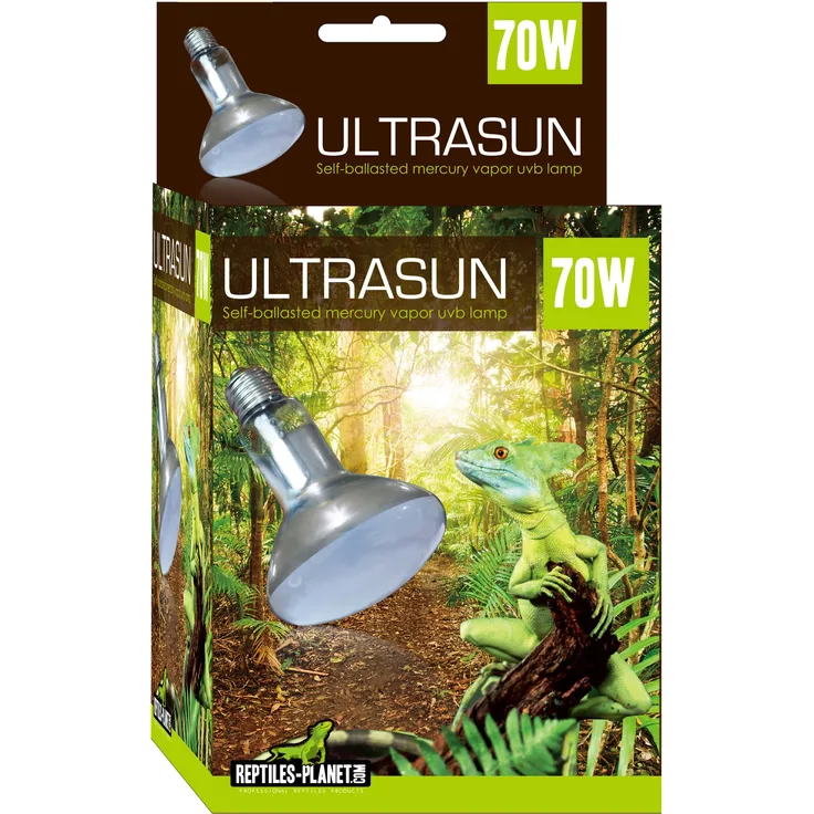 Reptiles Planet Ultrasun Glühlampe für Terrarium, 70 W