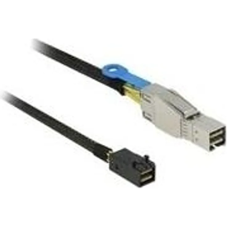 DeLock 83618 Kabel, Mini SAS HD auf Mini SAS HD, 1m schwarz